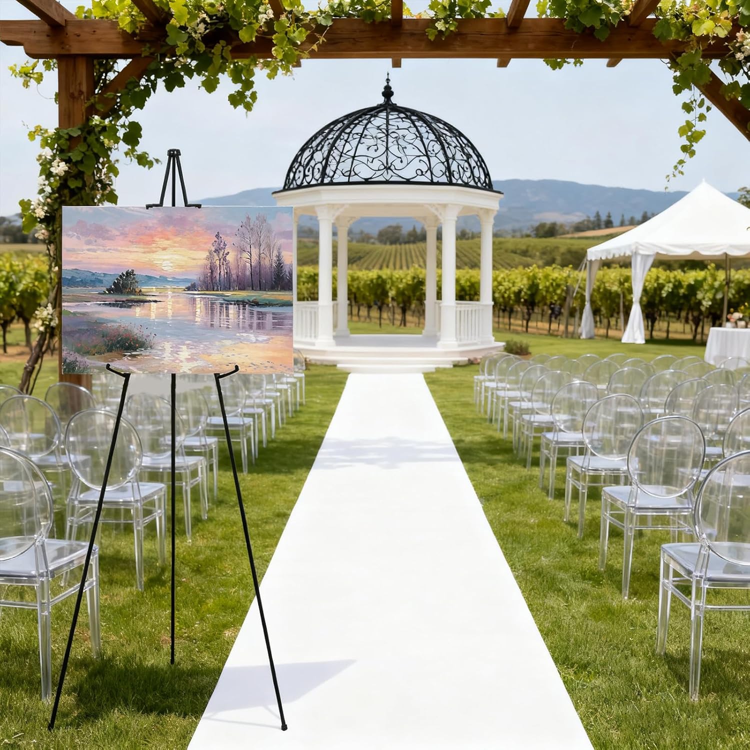 Adjustable Metal Easels Easel Stand 66" for Wedding Sign Poster Display NEW - Image 6