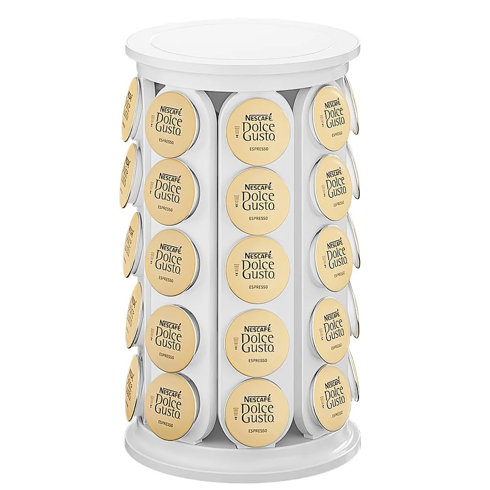 Coffee Pod Holder Stand and Storage Rack for Capsules White Kitchen NEW