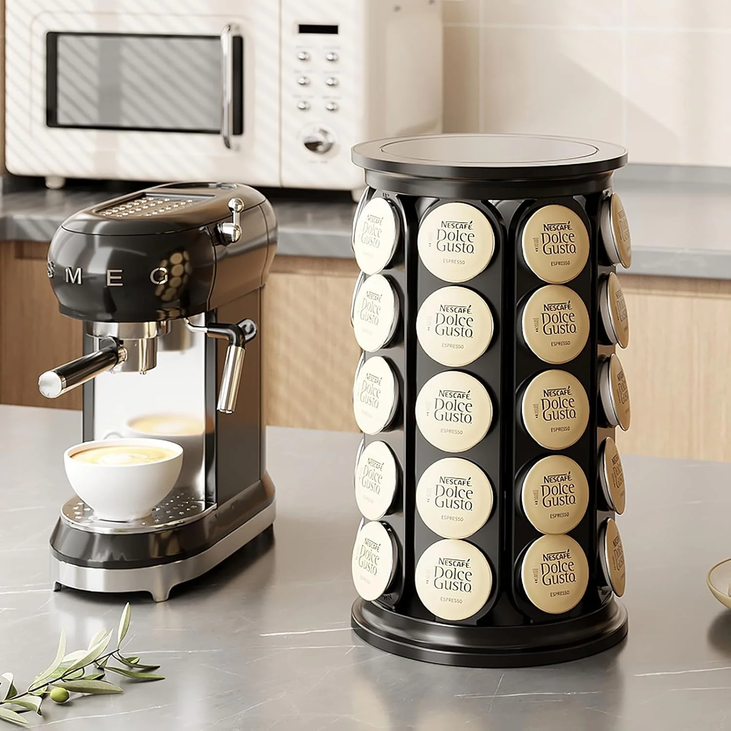 Coffee Pod Holder Stand and Storage Rack for Capsules White Kitchen NEW - Image 2