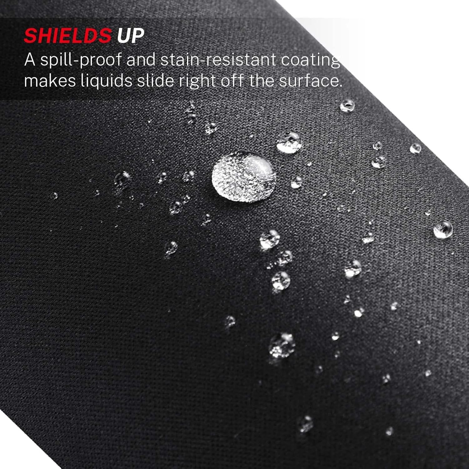 Comfortable Non-Slip Black Mouse Pad 21x26cm for Home Office Desk Accessory NEW - Image 5