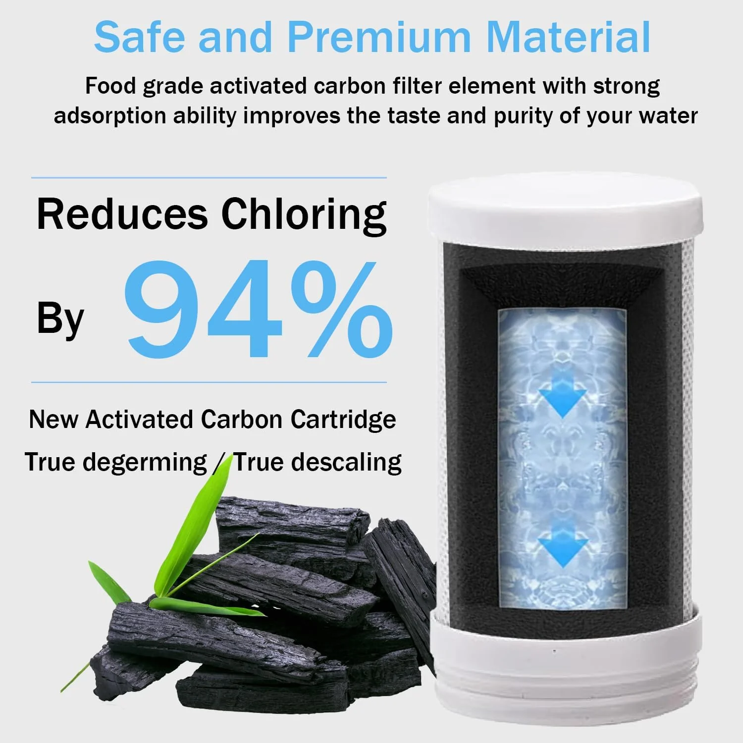 White Kitchen Faucet Water Purifier Filter Cartridge Replacement NEW - Image 3
