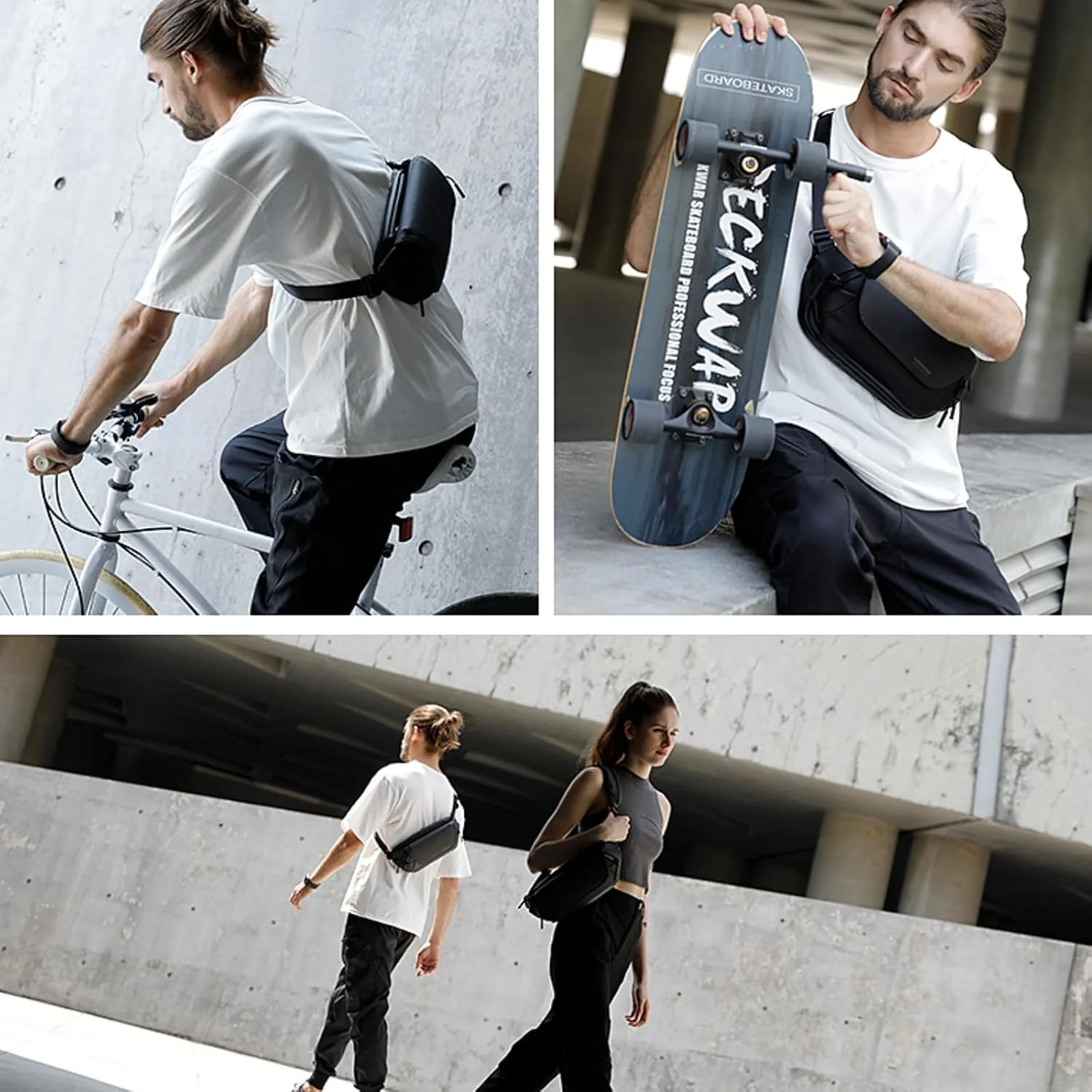 Kingsons Unisex Shoulder Bag 2.5L Crossbody Sling Versatile Travel Size 2.5L NEW - Image 7