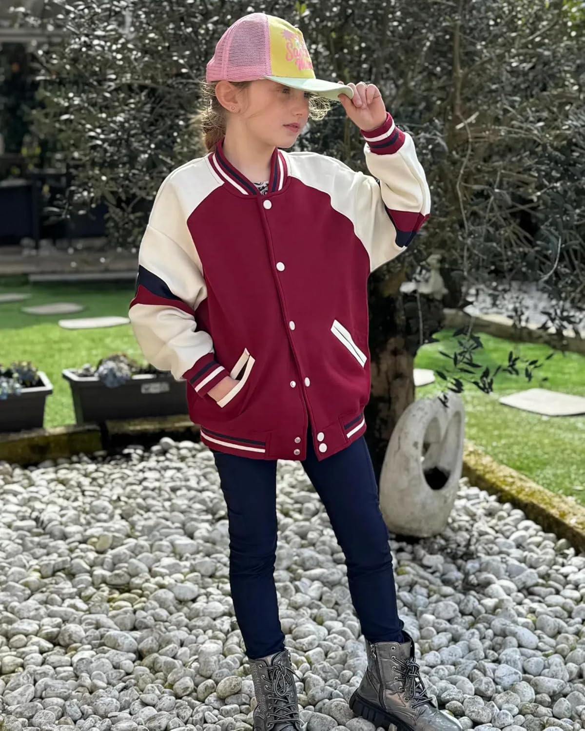 Rolanko Kids' Jackets Casual Red Jacket with Pockets, Size 10-11 Years Size NEW - Image 6