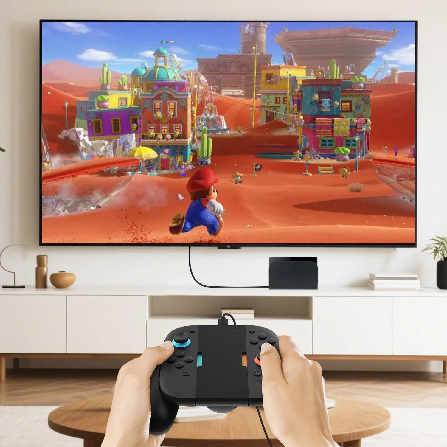 DOBE Black Charging Controllers Grip for Nintendo Switch 2 Joy-Cons Size NEW - Image 10