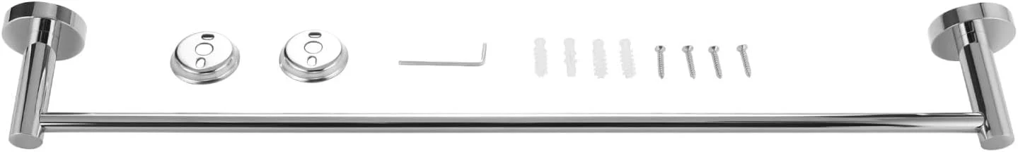 Stainless Steel Bathroom Towel Rack Wall Mount Chrome Holder 600mm - DEMO - Image 5