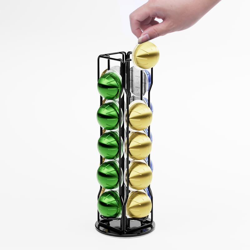 Single-Serve Coffee Pod Holder Organizer Stand for Nespresso Vertuo 32x12cm NEW - Image 5