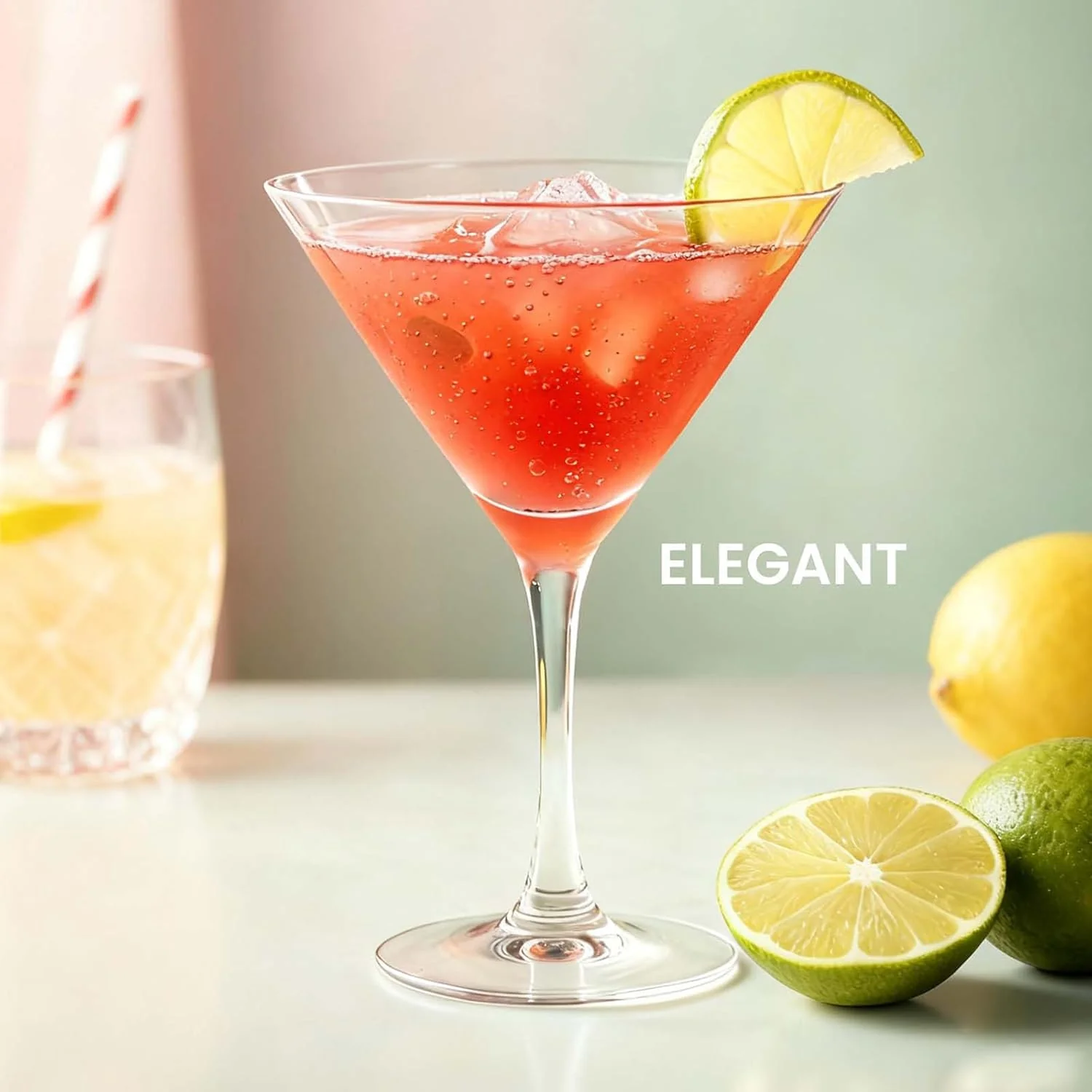 Dylvan Classic Clear Martini Glasses, 110ml Cocktail Drinking Glasses Size NEW - Image 9
