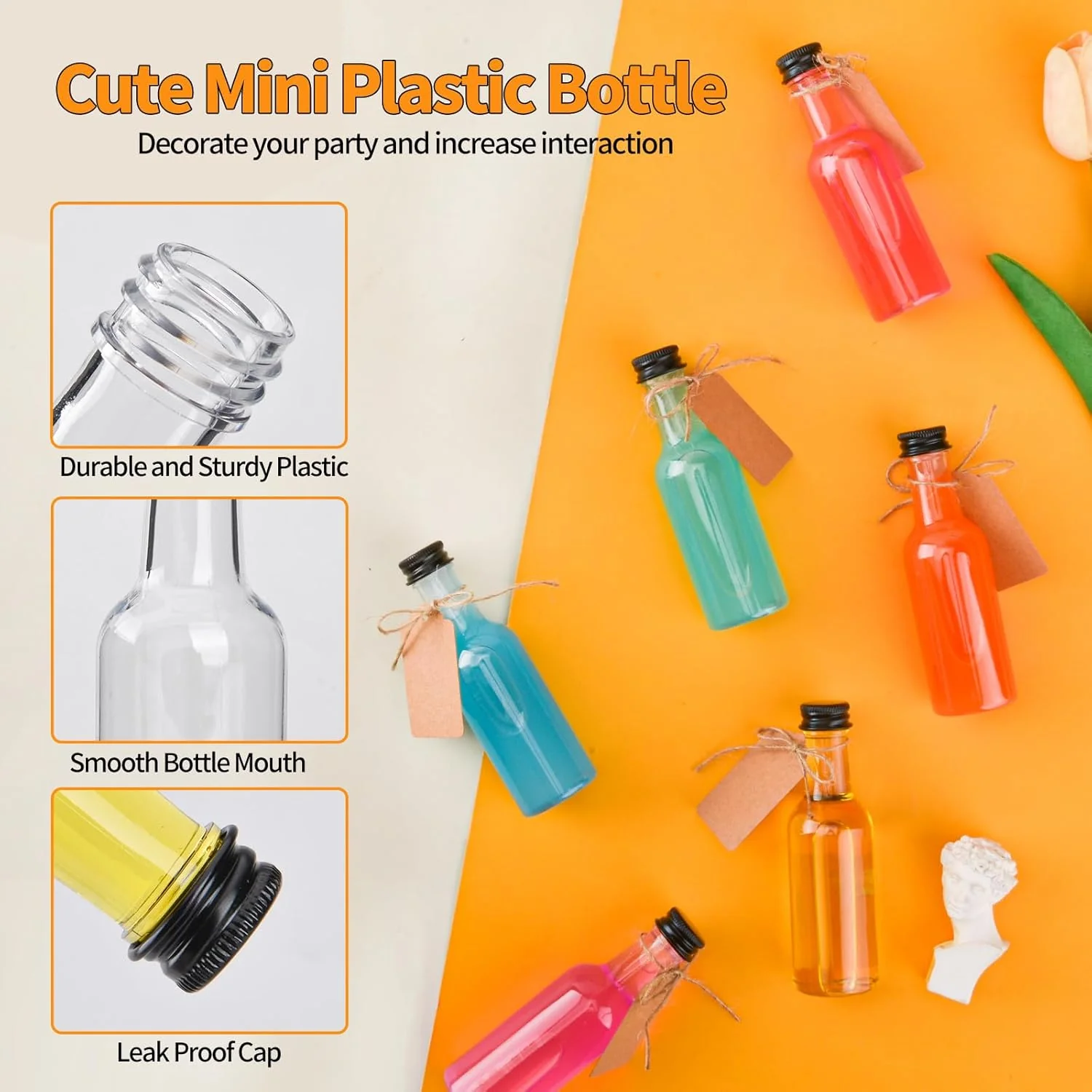 50ml Clear Plastic Food Storage Containers, Pack of 24 - Reusable BPA-Free NEW - Image 5
