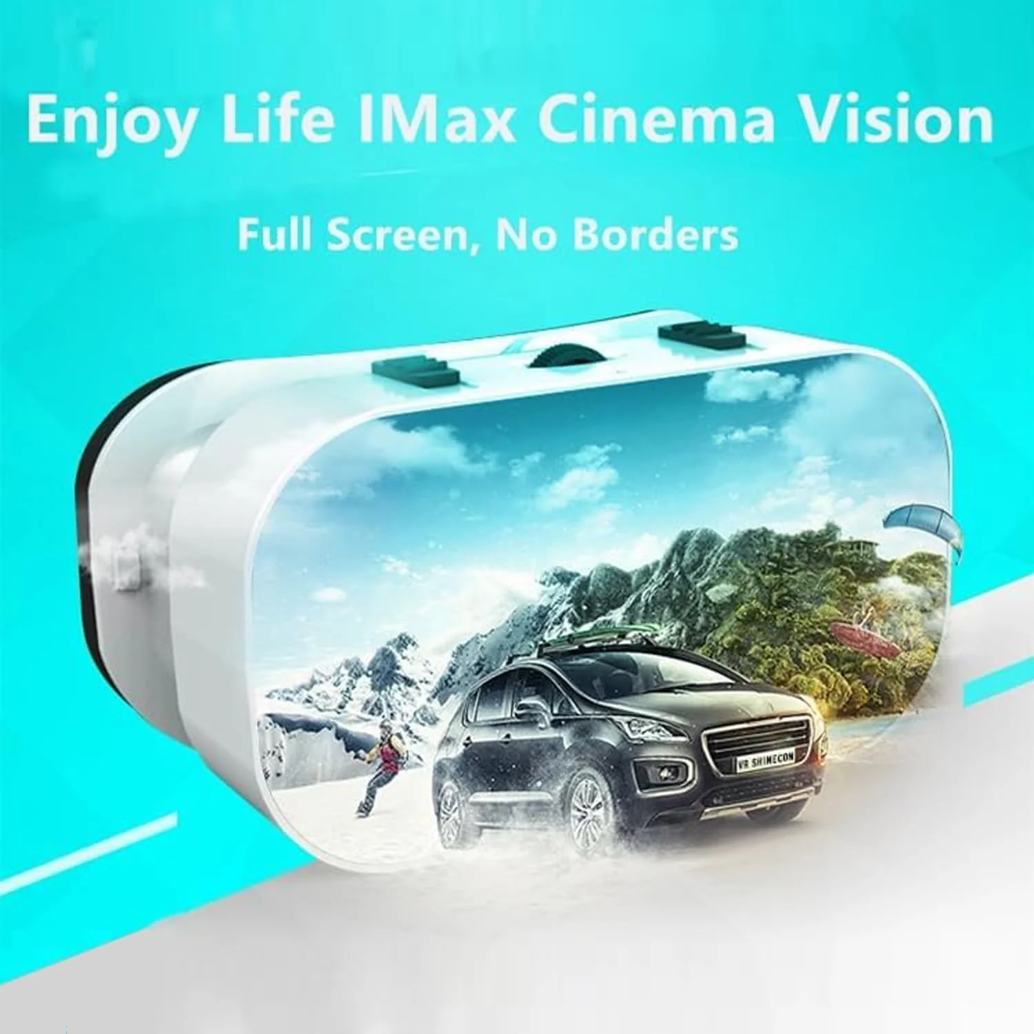 Virtual Reality 3D Glasses for Smartphones - White, VR Headset iPhone DEMO - Image 7