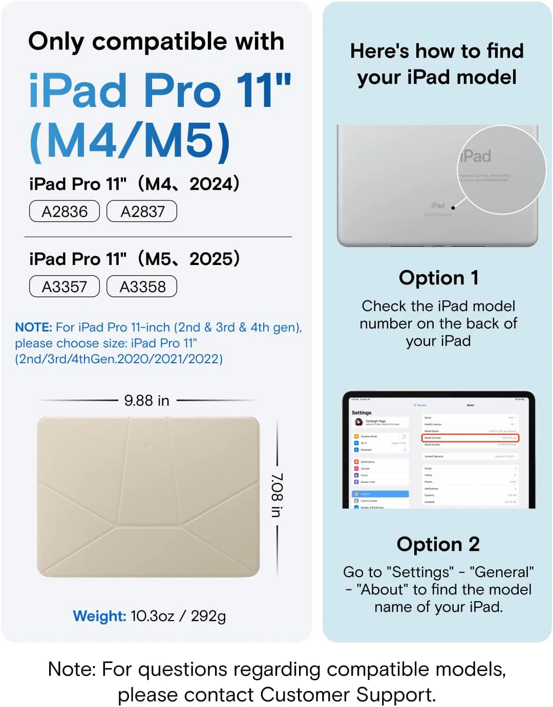 MOFT Slim Cases Magnetic Folio Case for iPad Pro 11-inch Beach White x DEMO - Image 2