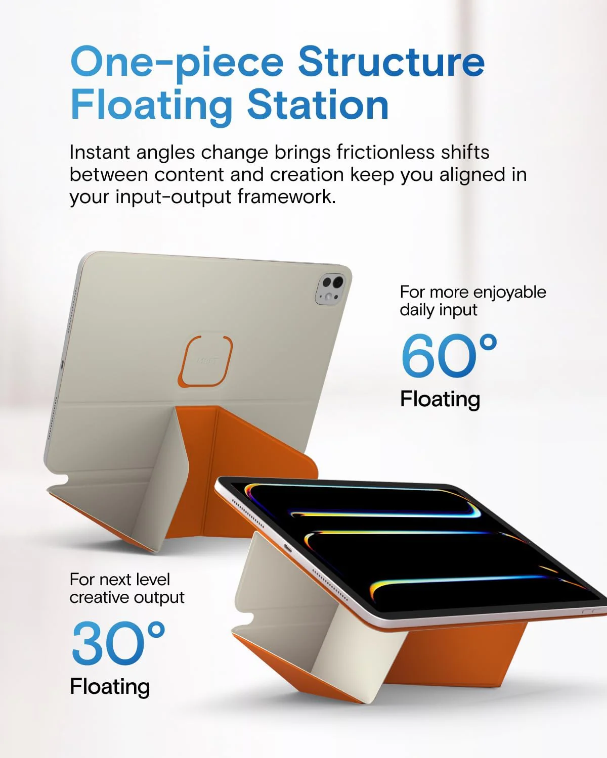 MOFT Slim Cases Magnetic Folio Case for iPad Pro 11-inch Beach White x DEMO - Image 4