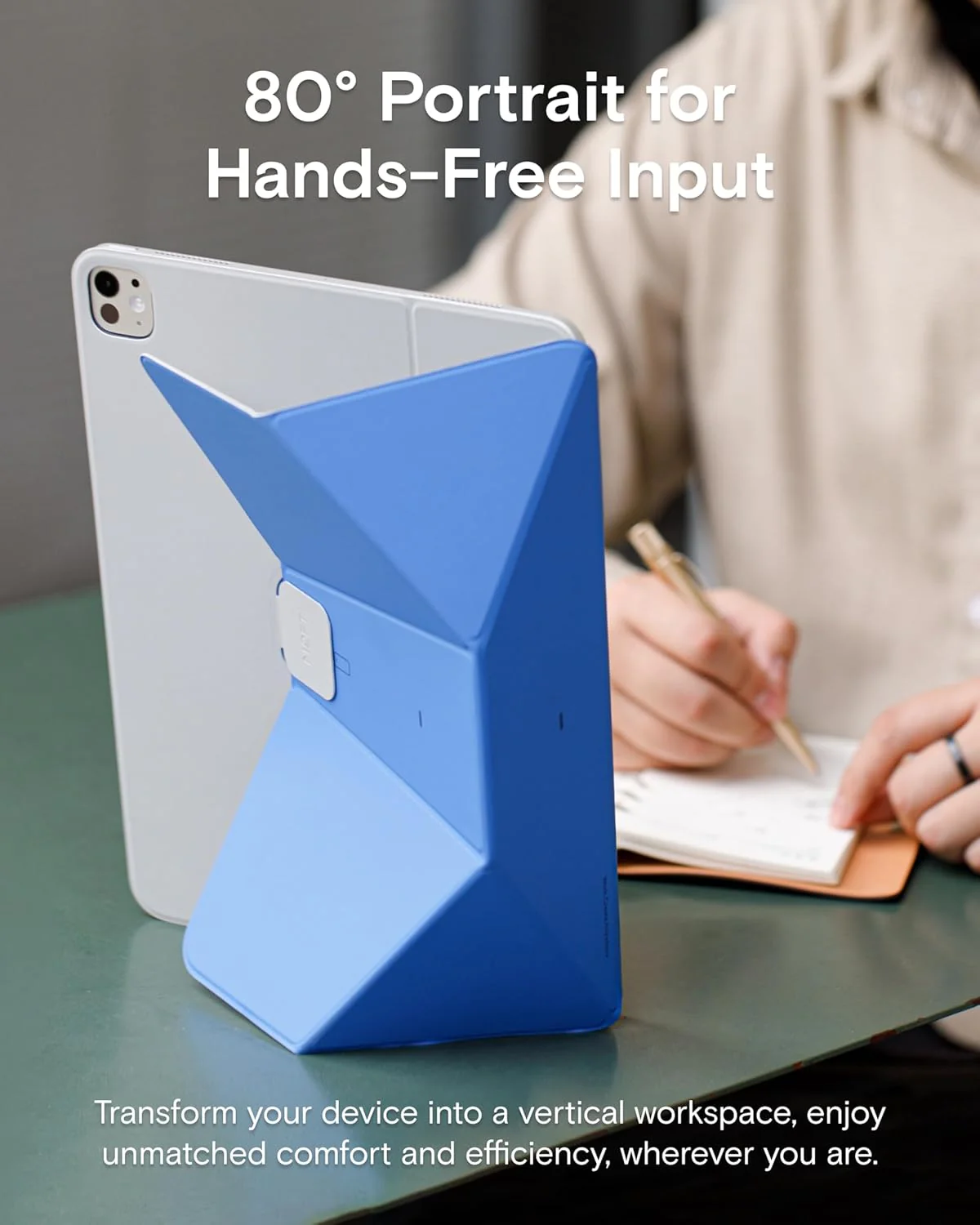 MOFT Slim Magnetic Folio Case for iPad Pro 13-inch, Grey & Blue, Tablet NEW - Image 6