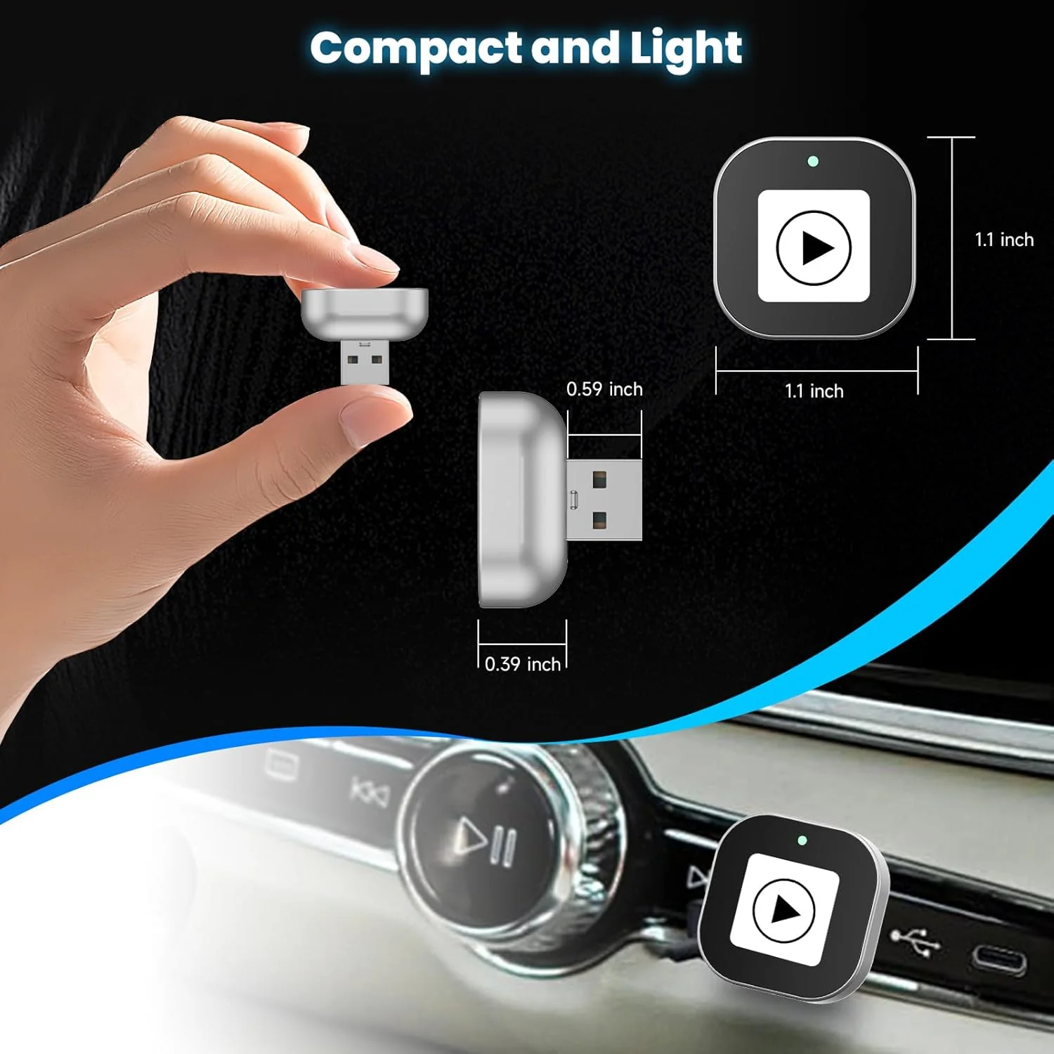 Wireless Silver Input Adapters for Apple CarPlay & Android Auto DEMO - Image 6