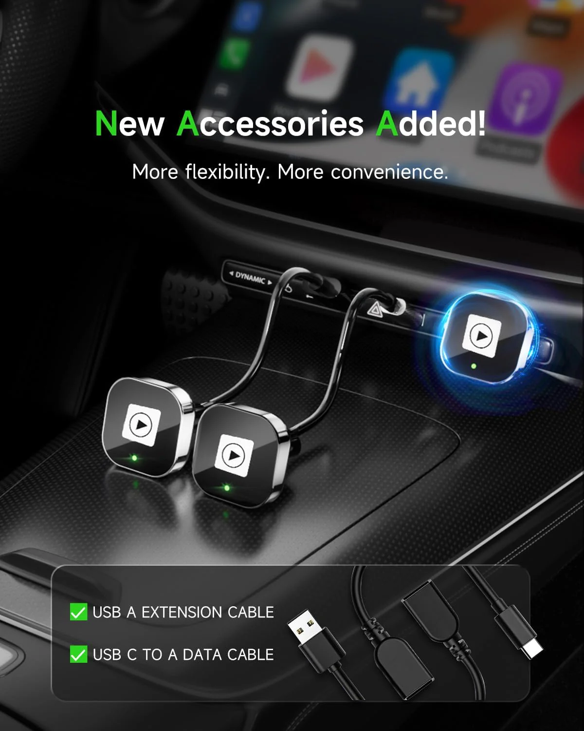 Wireless Silver Input Adapters for Apple CarPlay & Android Auto DEMO - Image 8
