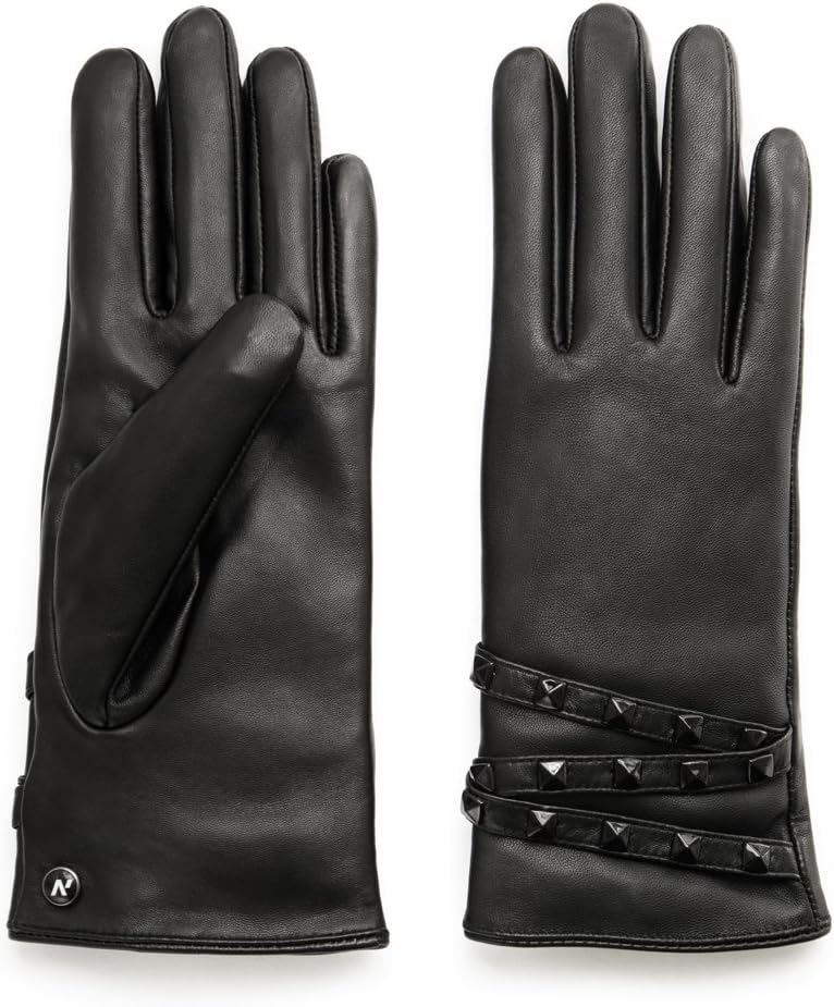 napo Gloves Large Black Cold Weather Touchscreen Leather for Men & Women NEW - Image 2