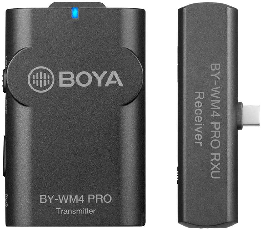 BOYA 2.4GHz Wireless Microphone System for Recording Equipment in Black NEW - Image 8