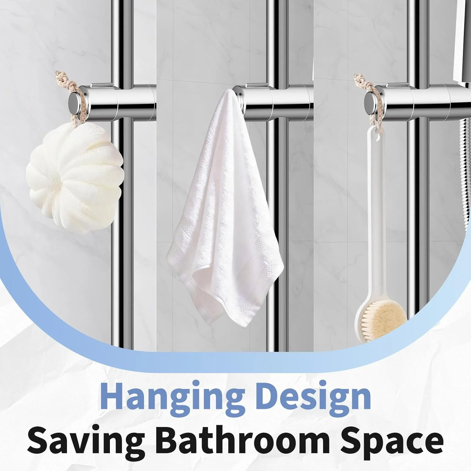 OFFO Chrome Adjustable Shower Head Holder for Sliding Bar Bathroom Accessory NEW - Image 7
