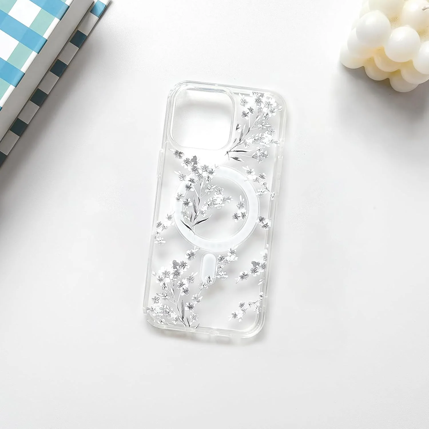 JETech Clear Magnetic Protective Phone Case for iPhone 15 Pro Max NEW - Image 2