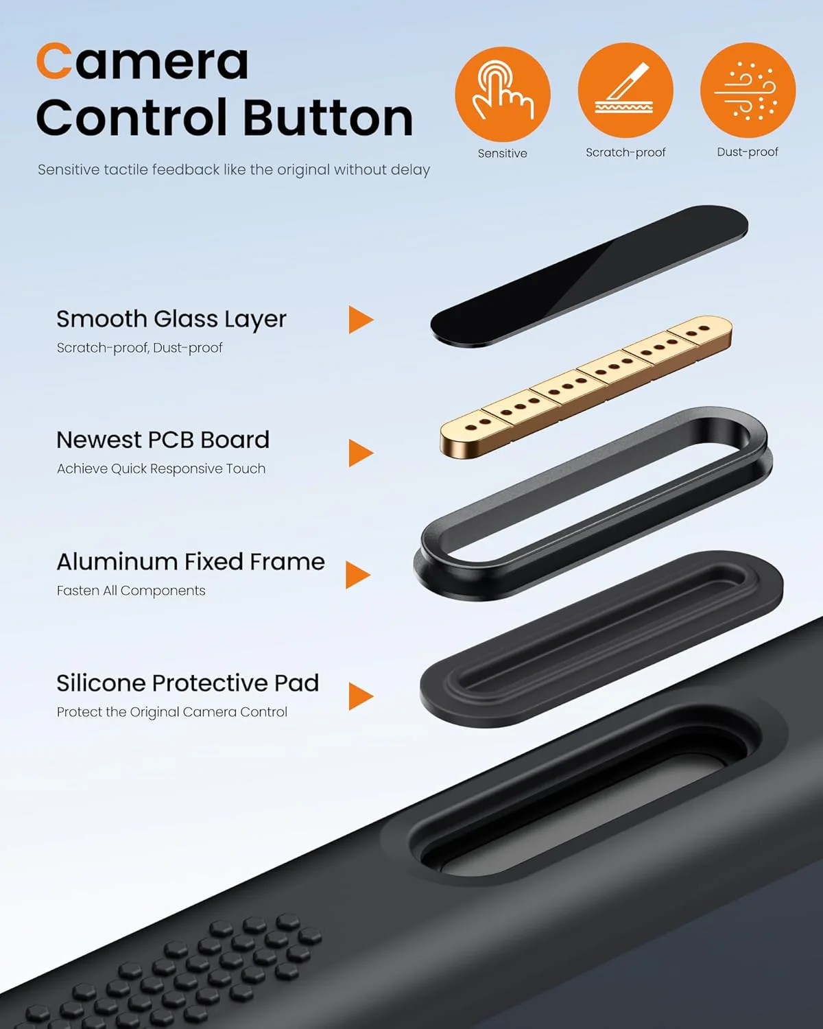 SIXBOX Magnetic Phone Case with Stand & Camera Button for iPhone 17 Black DEMO - Image 5