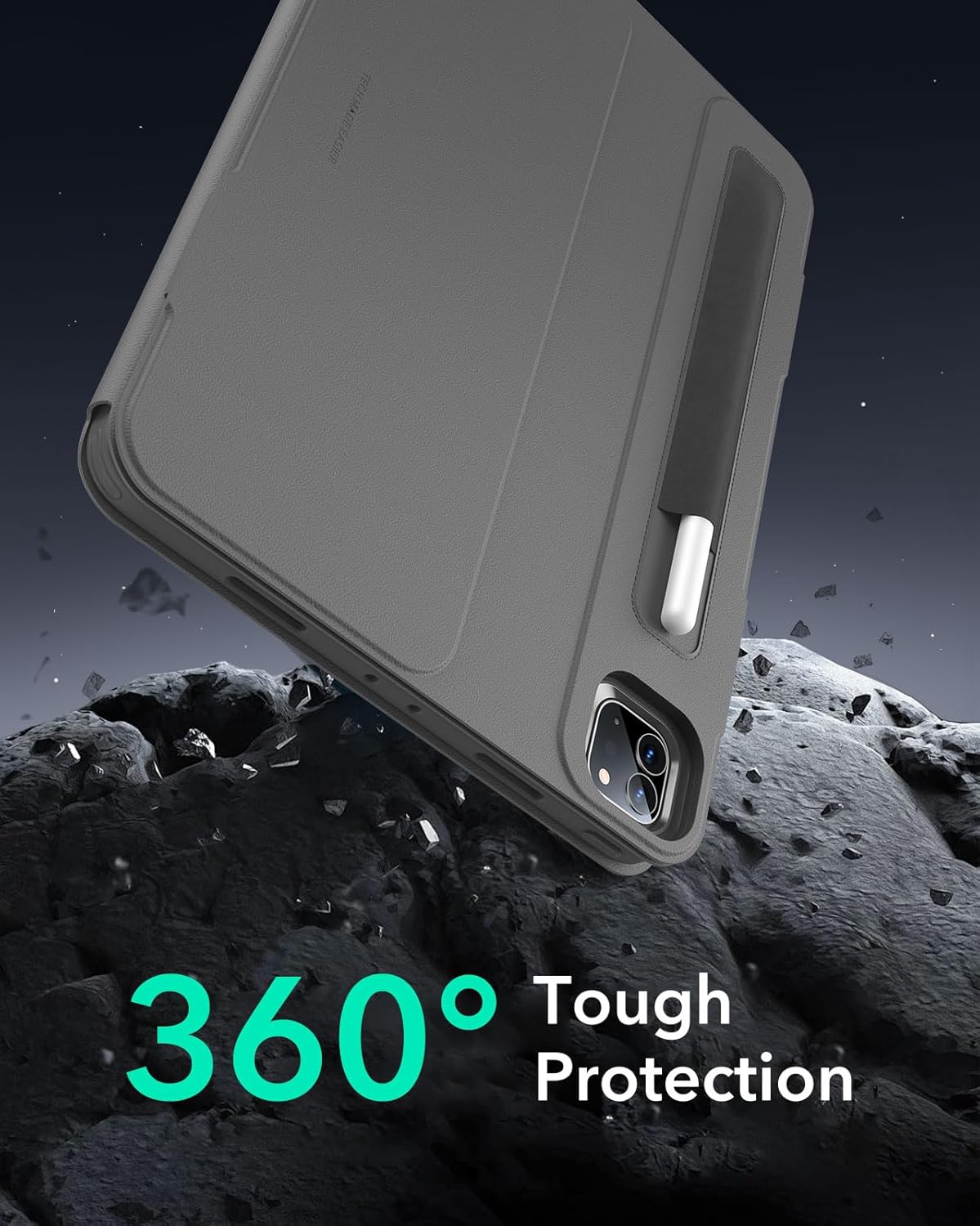 ESR Grey Protective Tablet Case for Apple iPad Pro 11 Inch Cover Size iPad NEW - Image 9