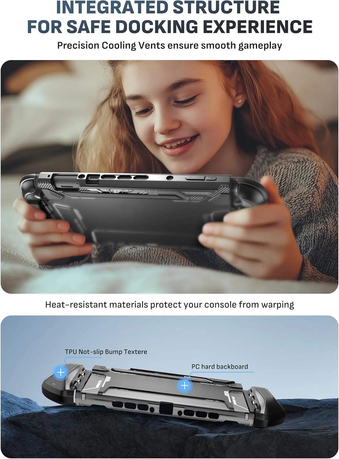Protective Black Nintendo Switch 2 Console Accessories Case for Gaming DEMO - Image 7