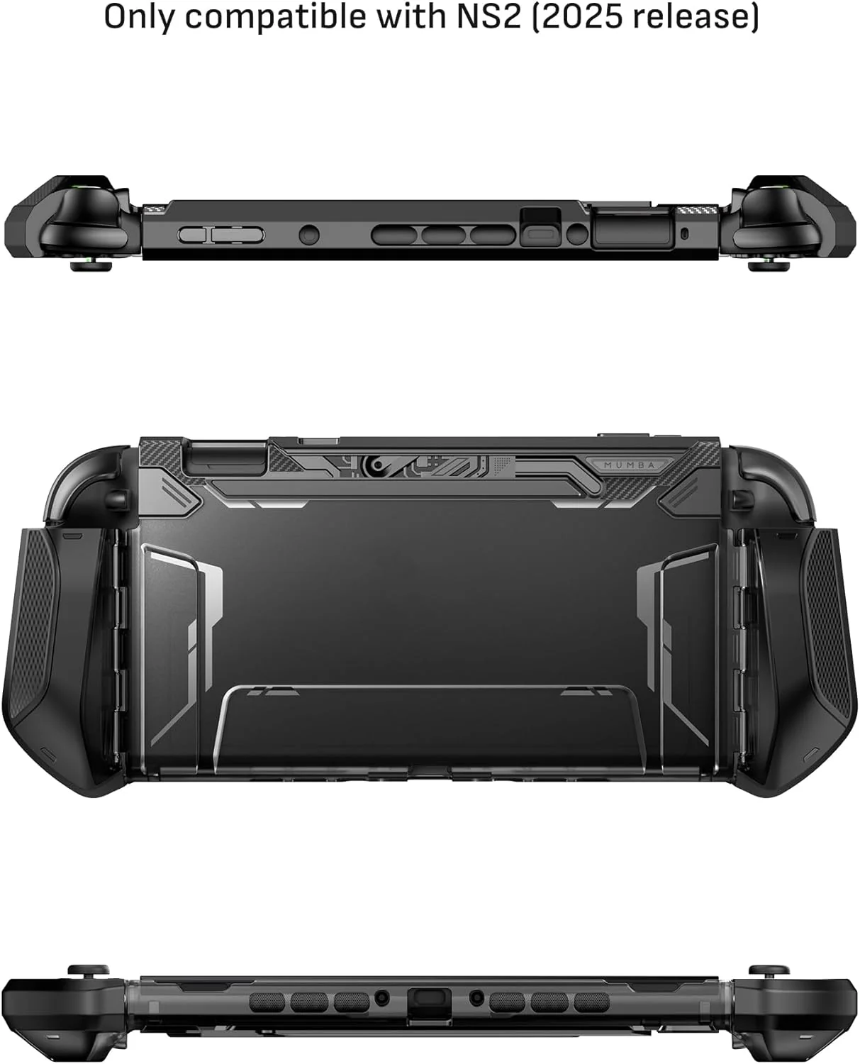 Protective Black Nintendo Switch 2 Console Accessories Case for Gaming DEMO - Image 8