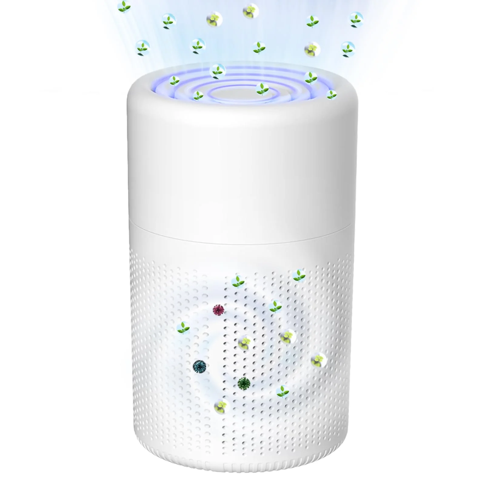 Candico HEPA Air Purifiers Air Purifier for Bedroom, Fragrance, White - DEMO