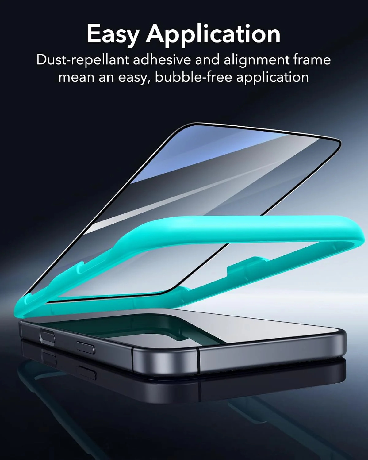 ESR Clear Tempered Glass Screen Protectors for iPhone 17 Pro Max 6.9 Size NEW - Image 3