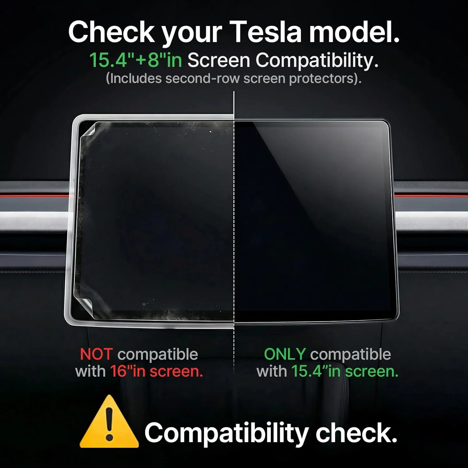 CYBERBEANS Tempered Glass GPS Accessories Protector for Tesla Model Y/3 NEW - Image 2