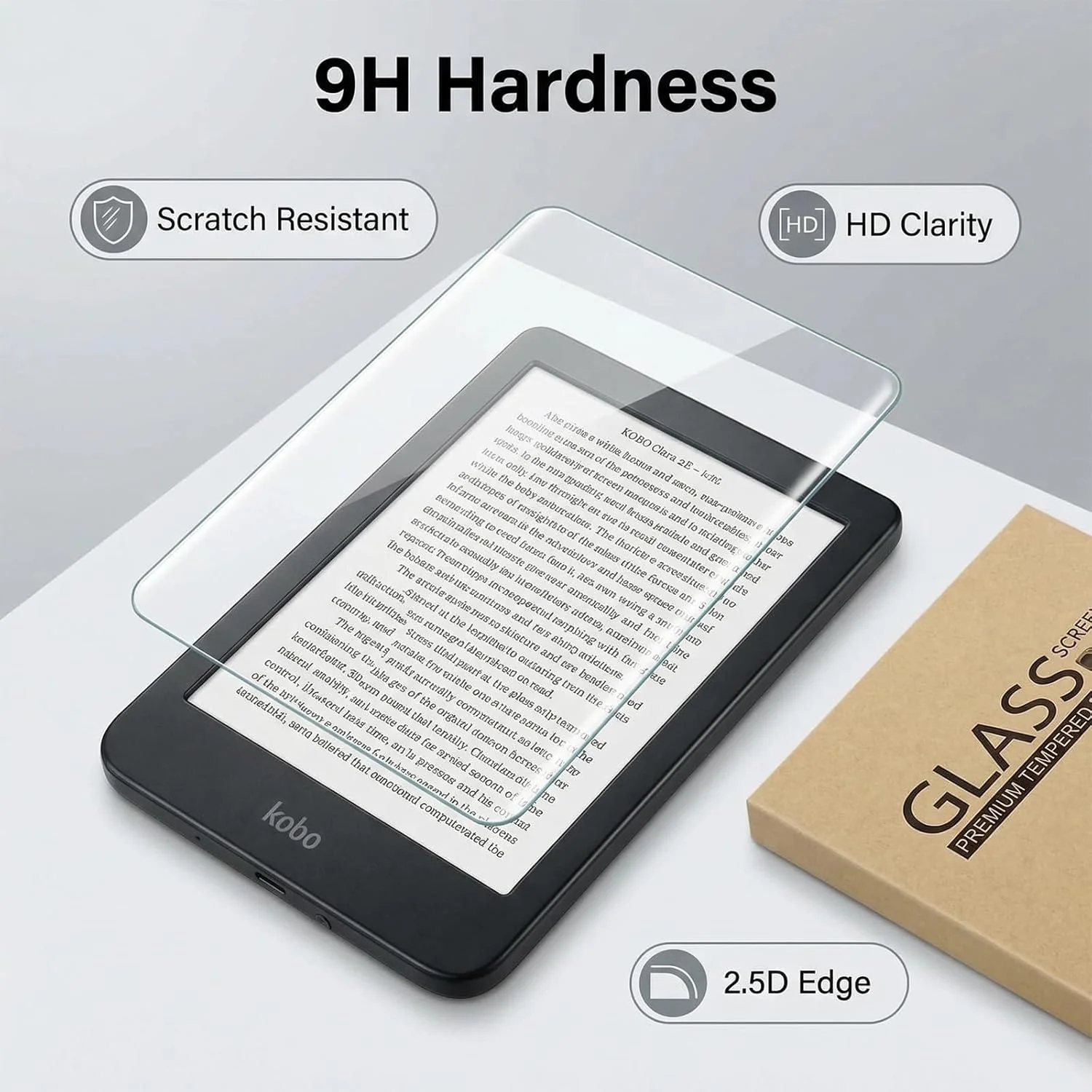 Lapetwbn Transparent Screen Protector for Kobo Clara 2E 6.0 Inch eReader NEW - Image 5