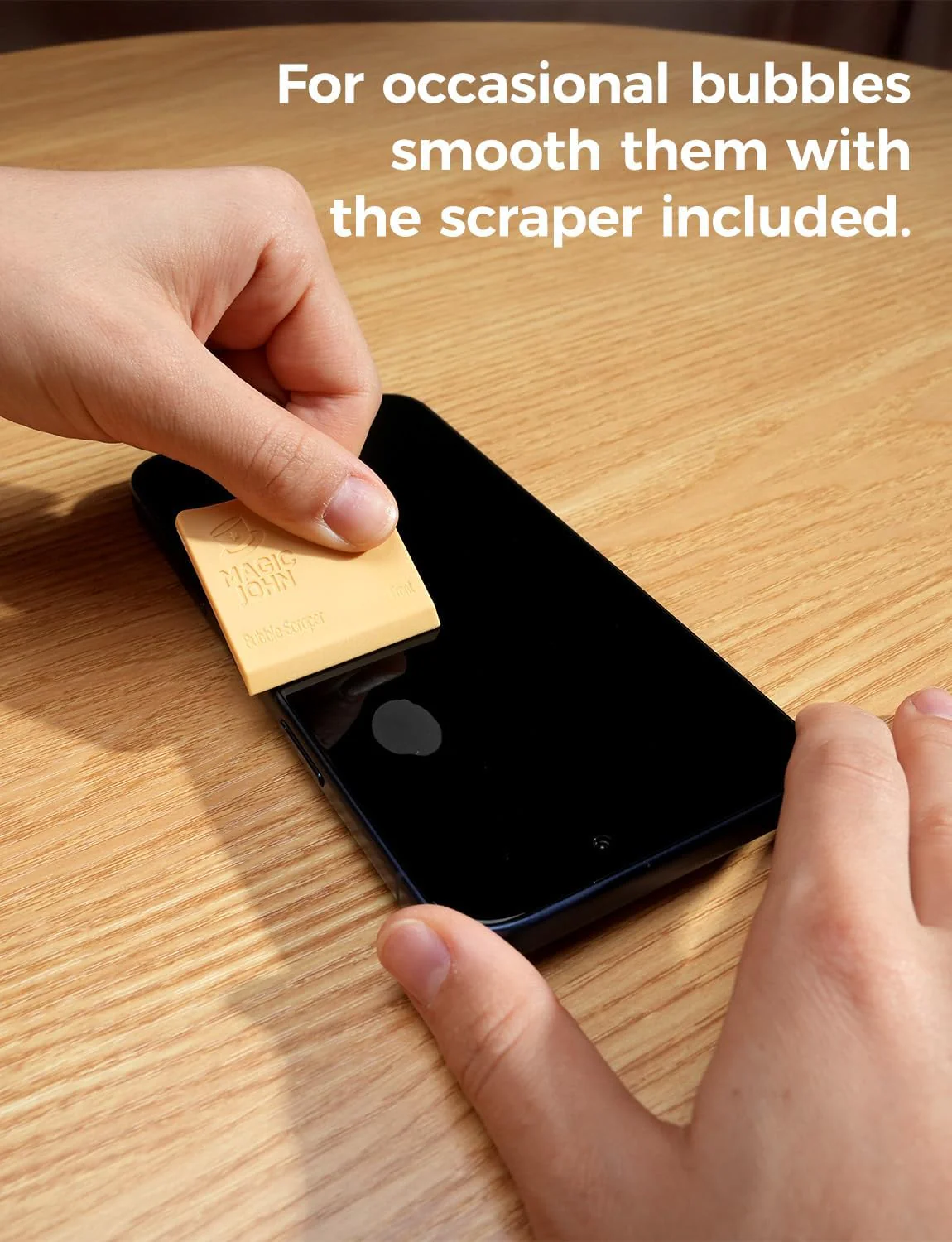 MAGIC JOHN Tempered Glass Screen Protector for iPhone 17 Pro, Black Size NEW - Image 8