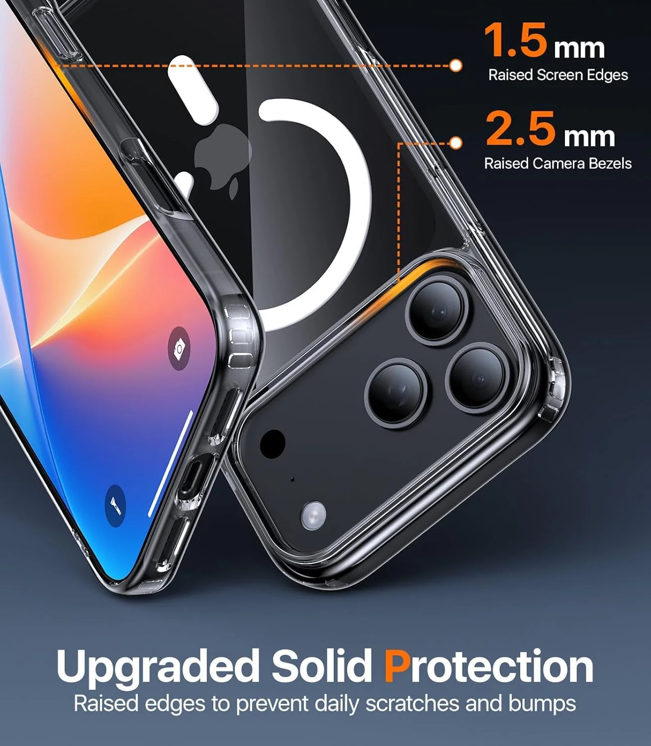 ELEPIK Clear Protective Phone Case Military Grade Drop Test iPhone 17 Pro NEW - Image 5