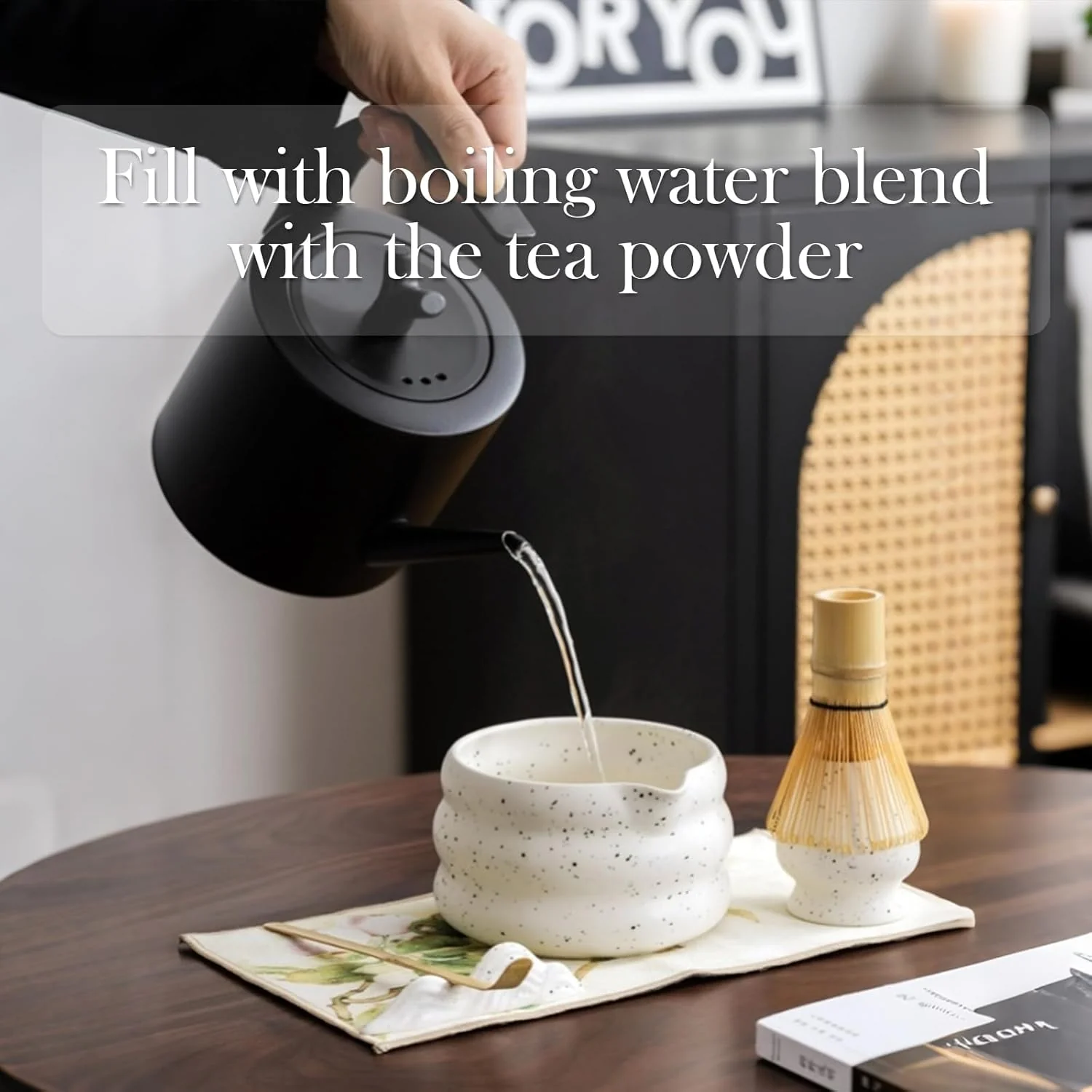 Premium 7-Piece Tea Sets Matcha Tea Ceremony Set with Whisk - Elegant NEW - Image 4