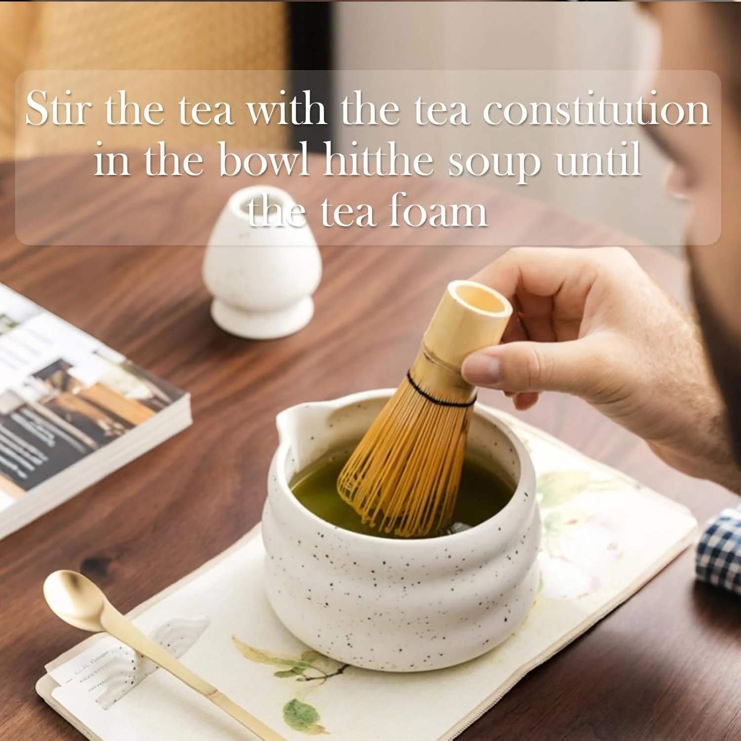 Premium 7-Piece Tea Sets Matcha Tea Ceremony Set with Whisk - Elegant NEW - Image 5