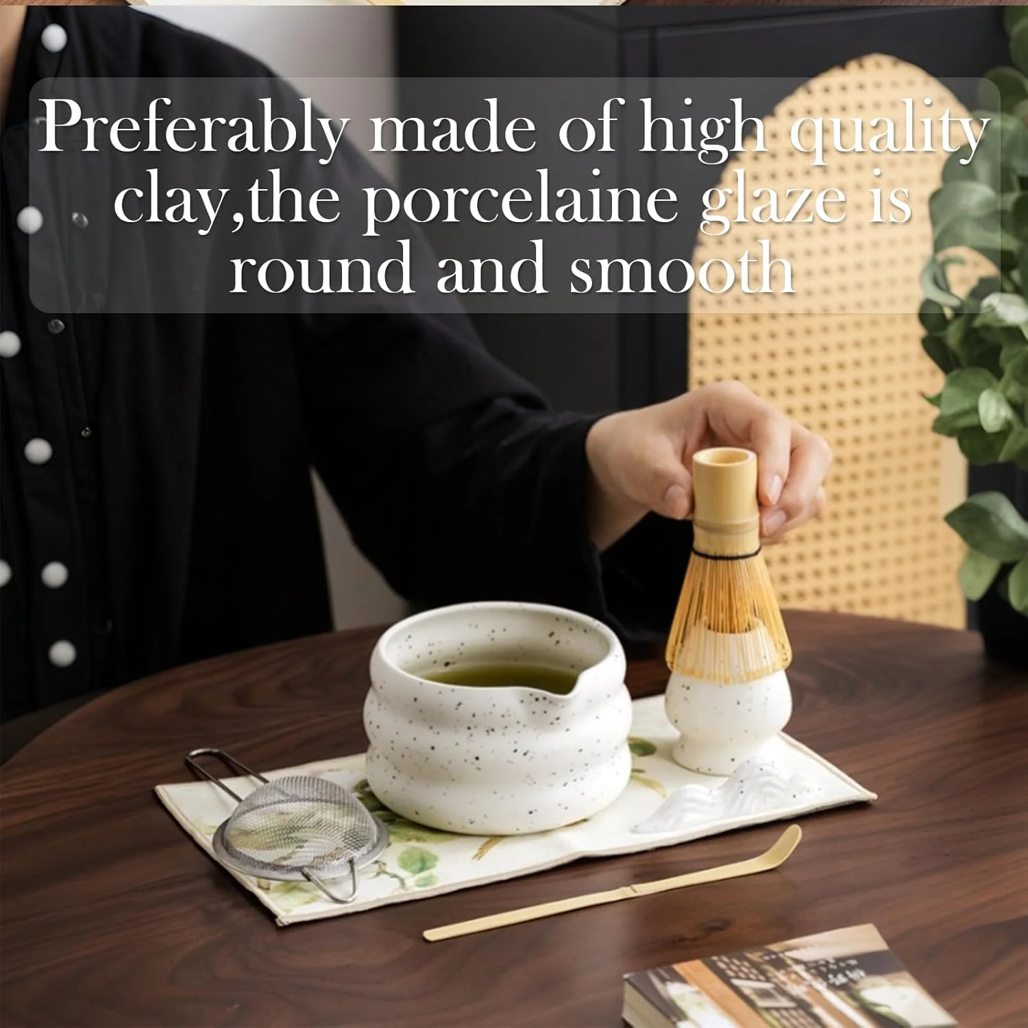 Premium 7-Piece Tea Sets Matcha Tea Ceremony Set with Whisk - Elegant NEW - Image 6