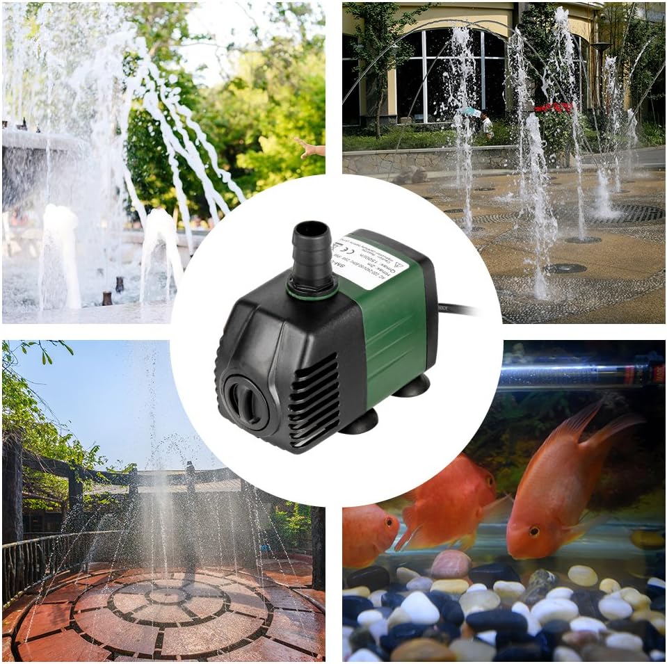 Homvik Submersible Water Pump 1500L/H 25W for Fountain Aquarium Pond Garden DEMO - Image 3