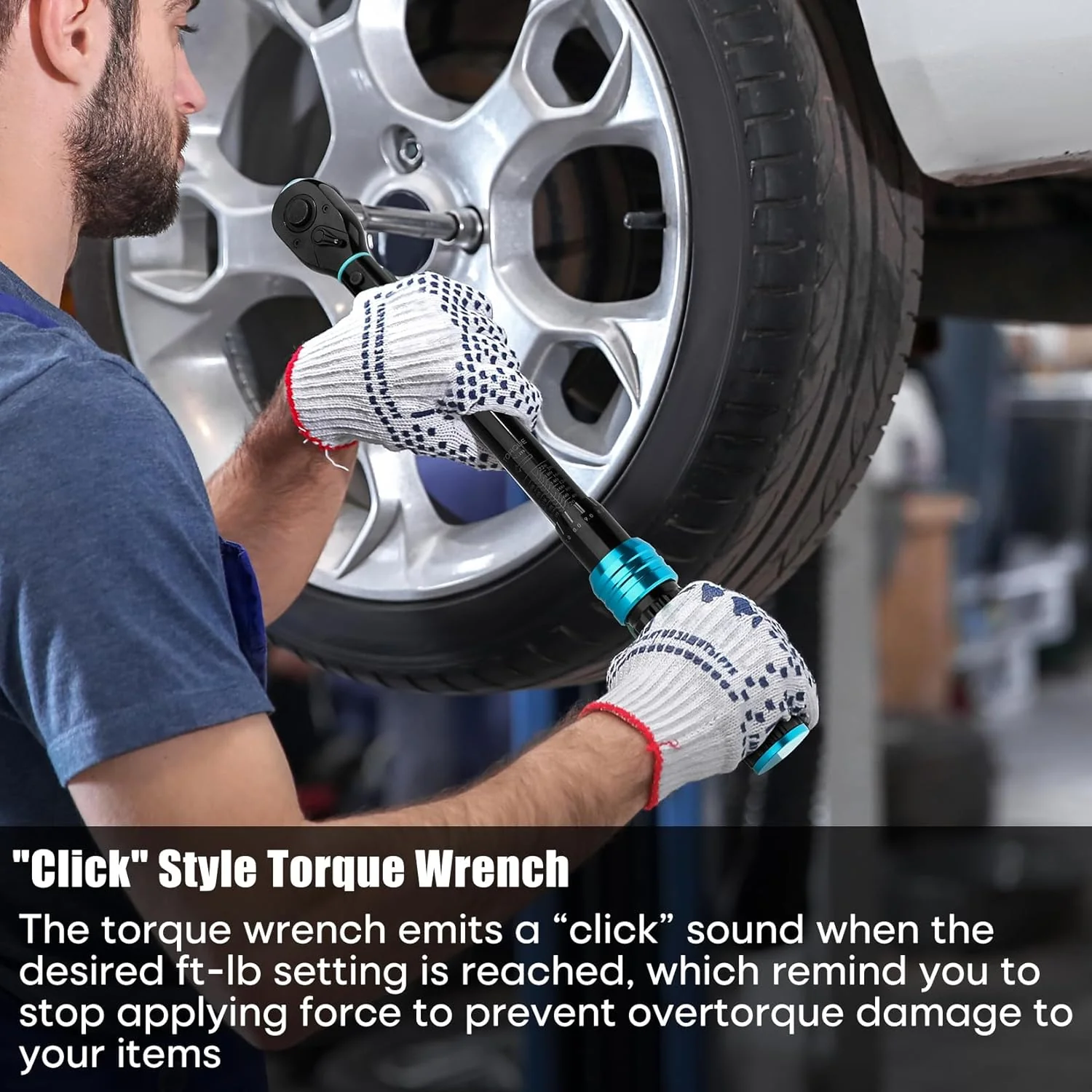 Shall 8-Piece Hand Tools Torque Wrench Set 1/2" Dual Direction Adjustable DEMO - Image 6