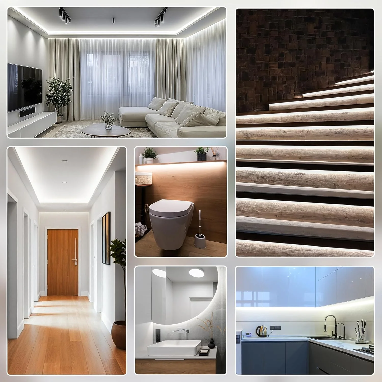 Cozylady 5m LED Strips Waterproof LED Strip Lights, White Rope Lighting DEMO - Image 7