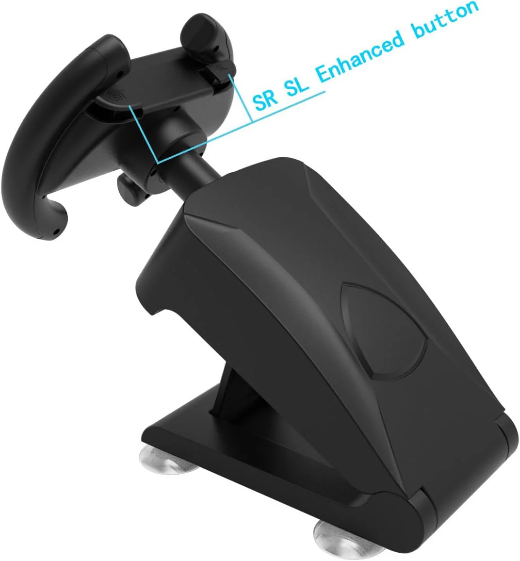 Black Racing Steering Wheel Controller for Nintendo Switch Gaming NEW - Image 7