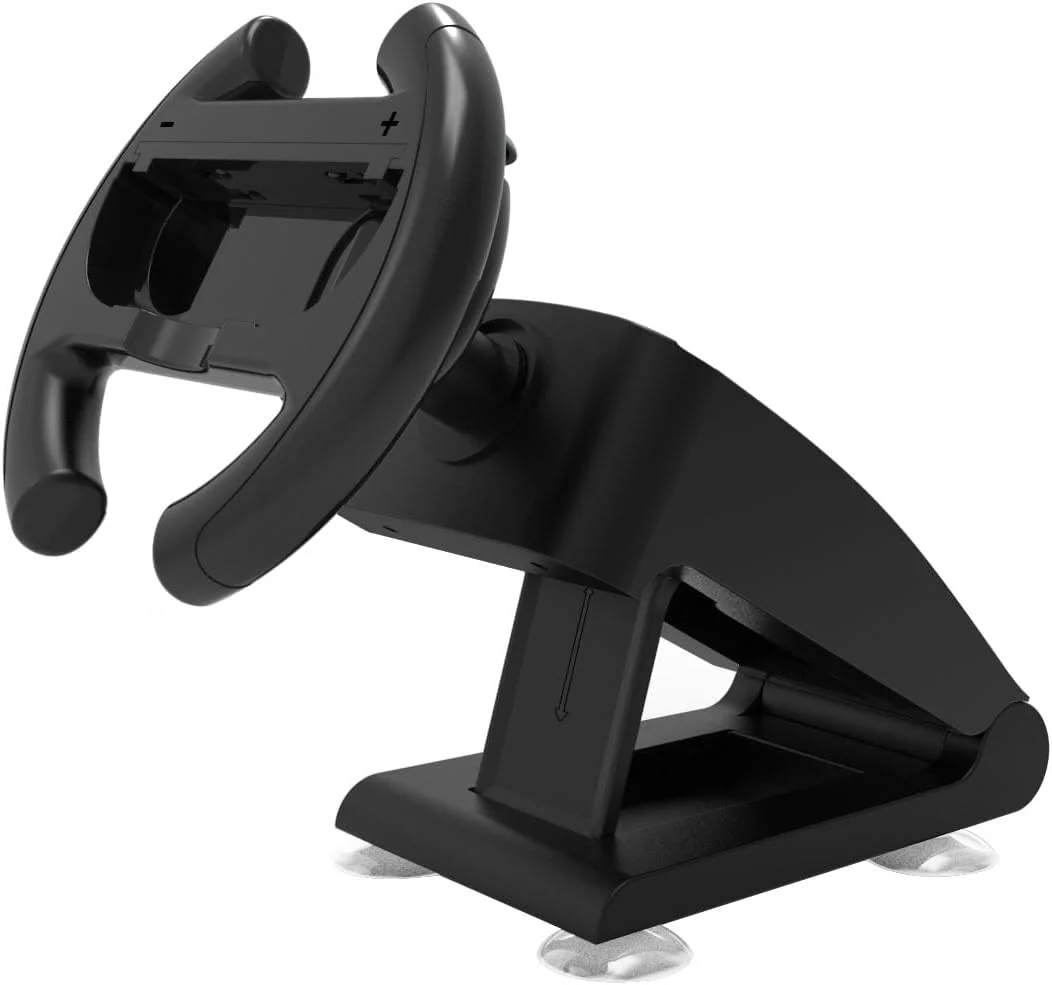 Black Racing Steering Wheel Controller for Nintendo Switch Gaming NEW - Image 8
