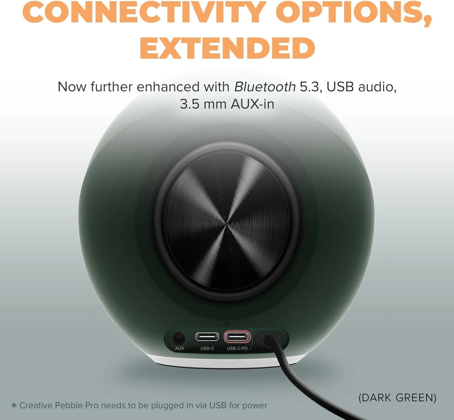 Creative Minimalist 2.0 USB-C Bluetooth 5.3 PC Speakers for Home Office NEW - Image 5