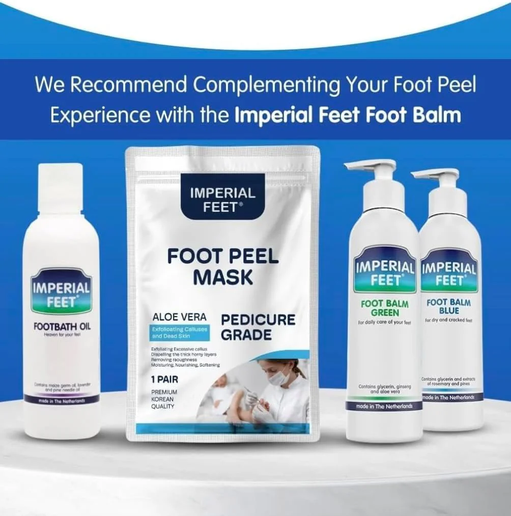 Imperial Feet Pedicure Foot Masks - Smooth, Soften & Peel Dry, Cracked Skin NEW - Image 9