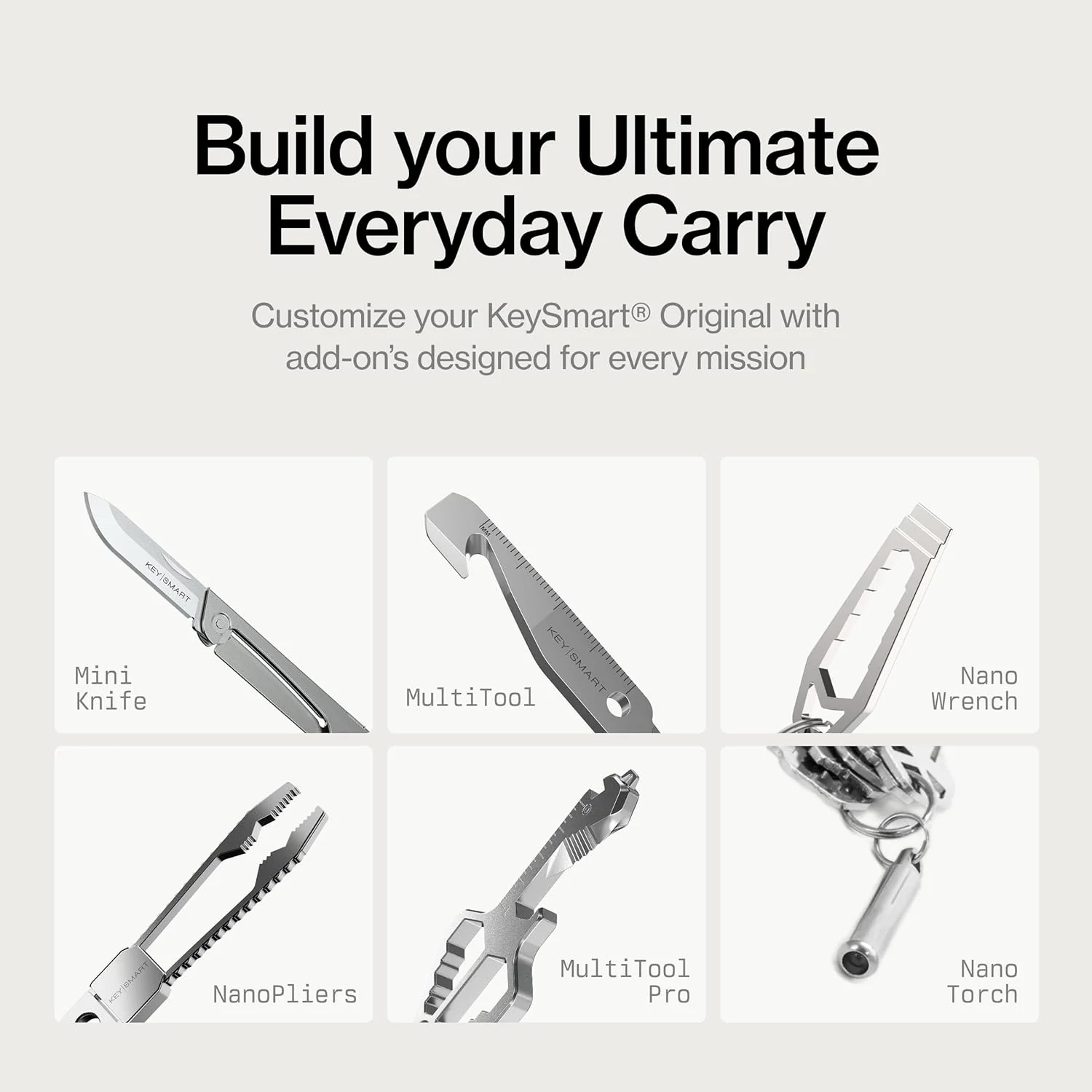 KeySmart Compact Key Organizer & Holder for Up to 14 Keys in Blue - EDC NEW - Image 5