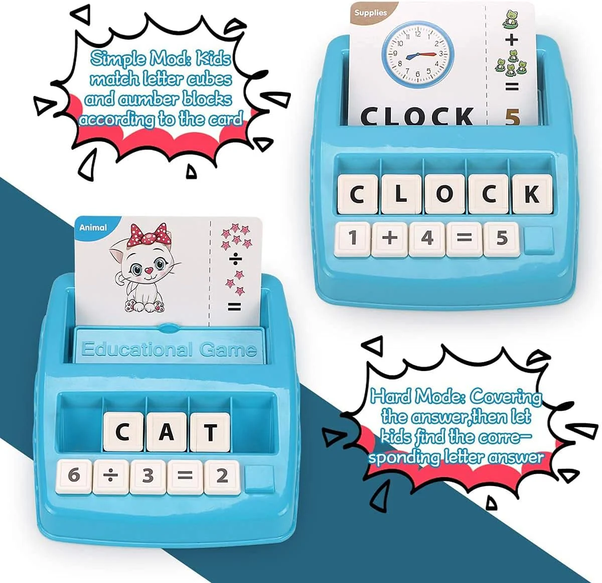 KaeKid Uppercase Letter Spelling Learning Educational Flash Cards for Kids NEW - Image 2