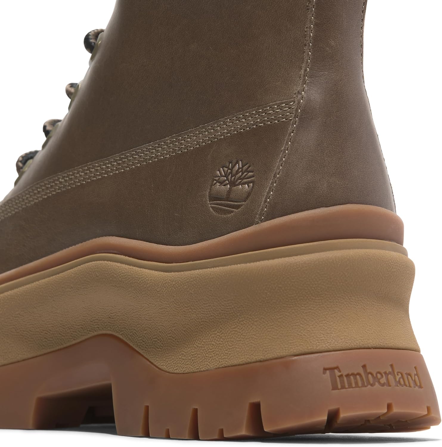 Timberland Roxie Lane Mid Lace-Up Fashion Boots Medium Brown Full Grain US 6 NEW - Image 2
