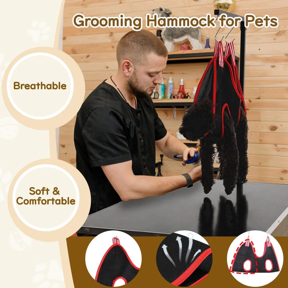 Adjustable Dog Pets Grooming Arm with Clamps and Hammock Harness for Pet NEW - Image 3
