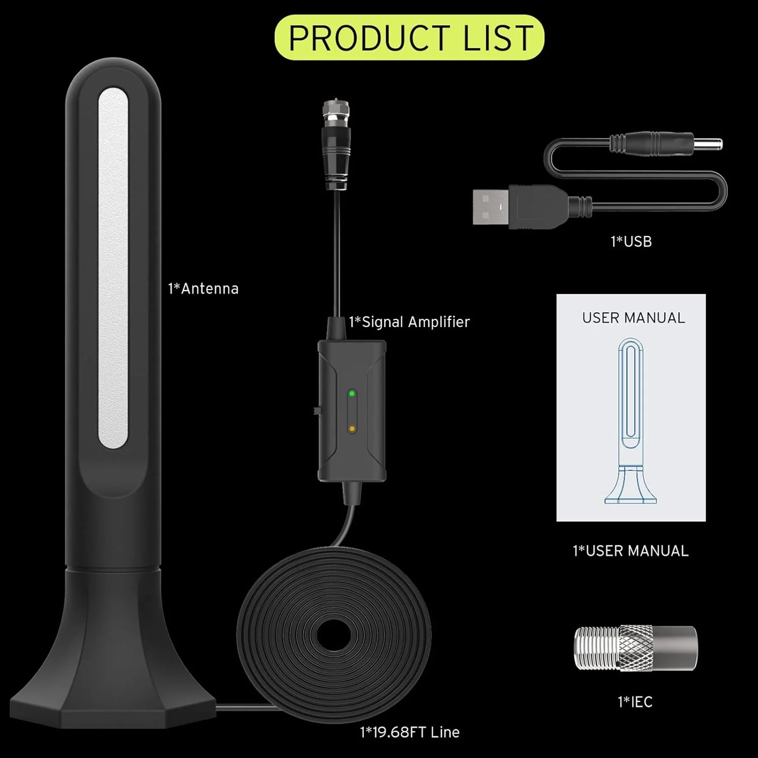 Powerful 4K TV Antennas HDTV Antenna for Indoor or Outdoor Use - High DEMO - Image 5