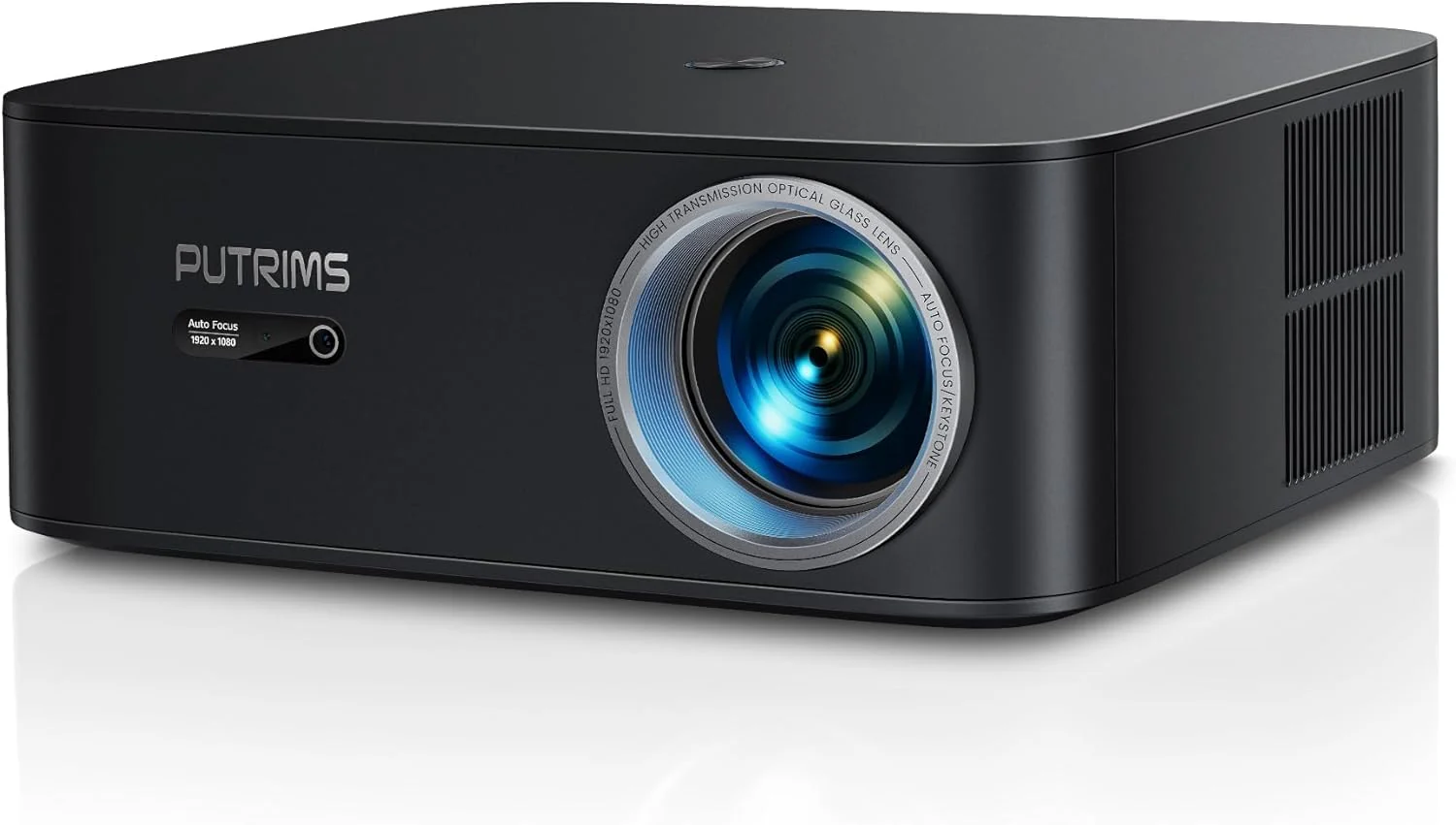 PUTRIMS 4K Projectors Projector with Google TV Streaming Wireless Voice Control