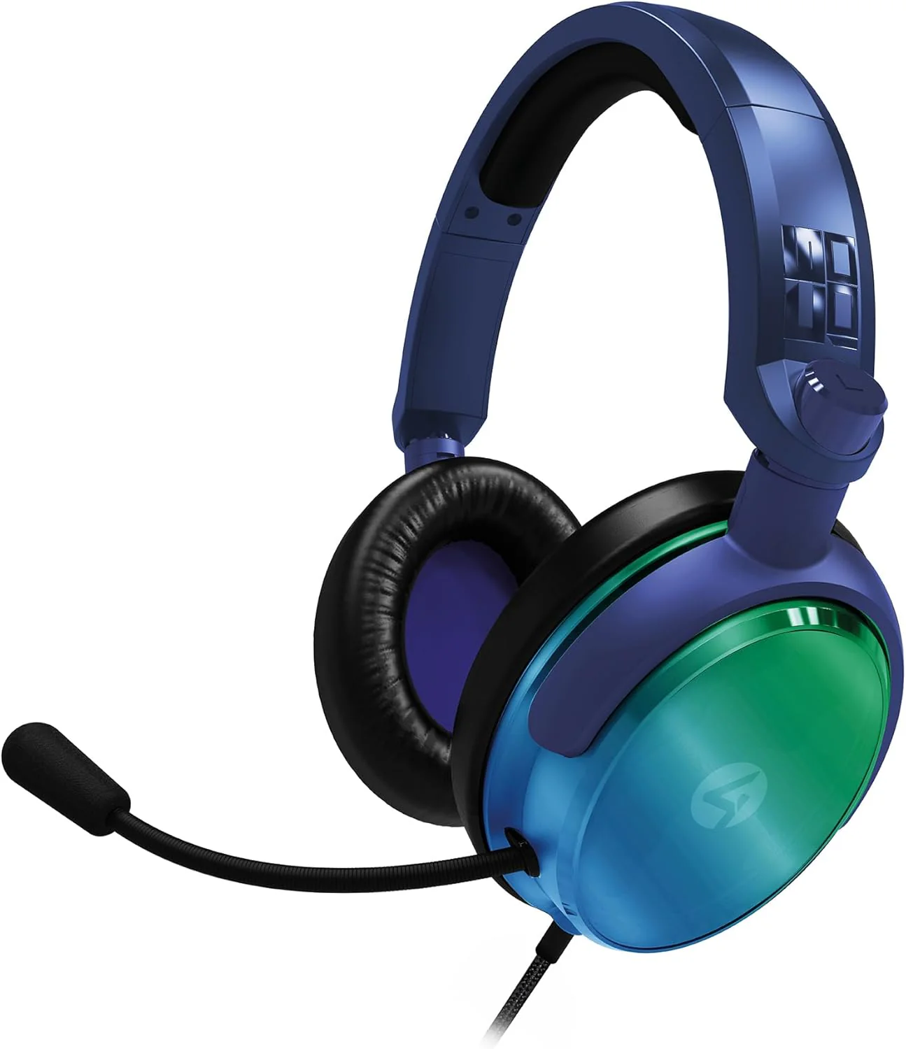 4Gamers Wireless Headsets Noise Cancelling Gaming Headset in Green & Blue NEW - Image 3