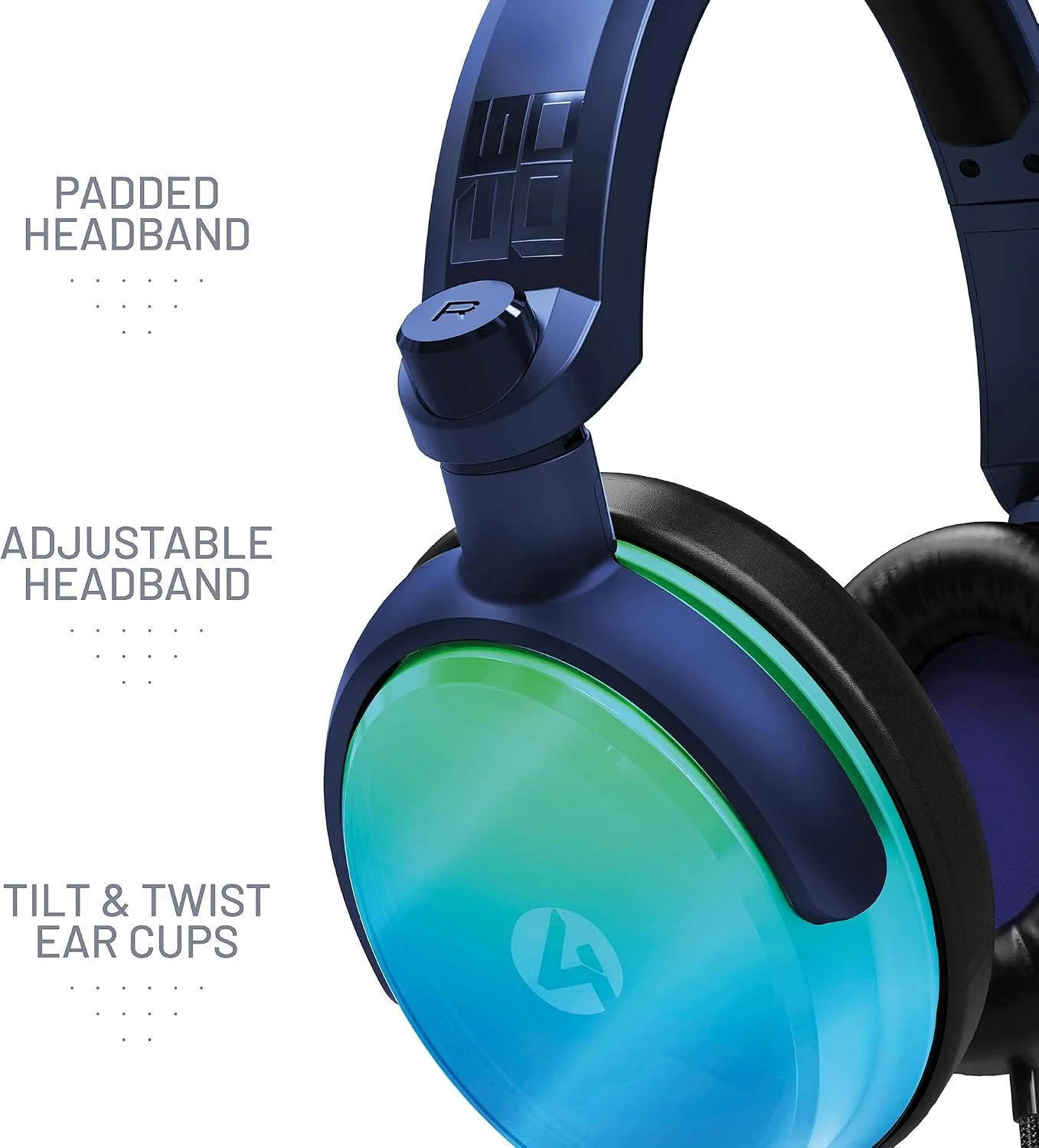 4Gamers Wireless Headsets Noise Cancelling Gaming Headset in Green & Blue NEW - Image 5